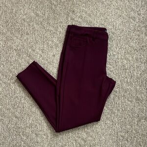 Cute Women's Maroon Skinny, sStretchy Pants
